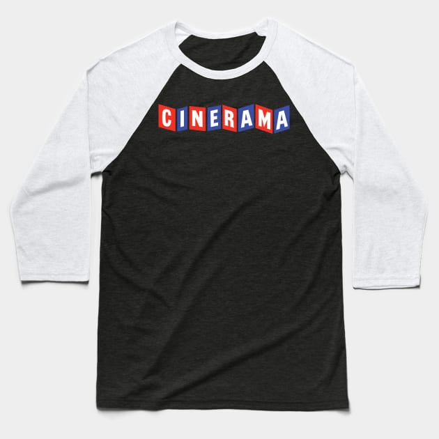 Cinerama Baseball T-Shirt by Chewbaccadoll